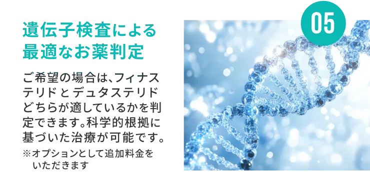 遺伝子検査による最適なお薬判定