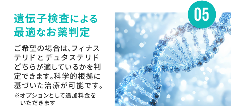 遺伝子検査による最適なお薬判定