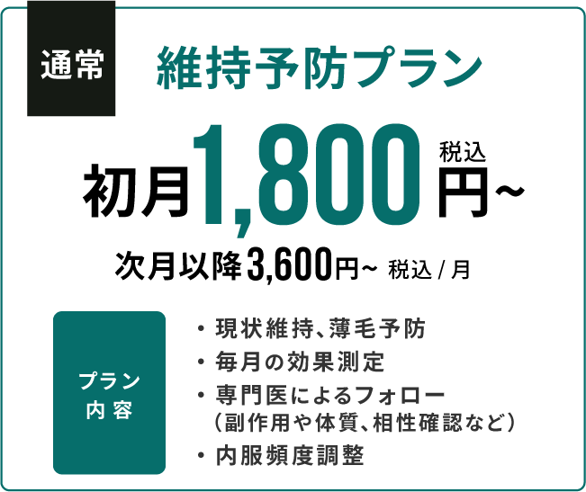 維持予防プラン_1800円